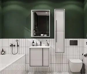 Зеркало с подсветкой Aquaton Ривьера 60 белый матовый 1A238902RVX20 Зеркало с подсветкой Aquaton Ривьера 60 белый матовый 1A238902RVX20, 5