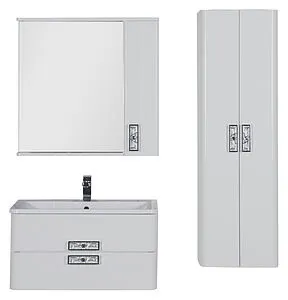 Шкаф-зеркало Aquanet Паллада 90 белый 175315, 5