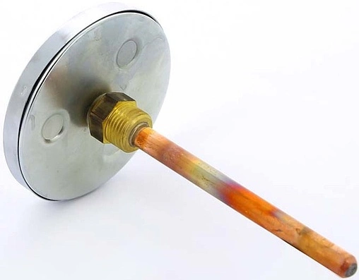 Термометр биметаллический Watts F+R801 100мм 120°С гильза 150мм ½&quot; 10006084