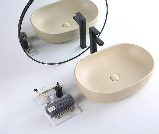 Раковина BelBagno 60 бежевый матовый BB1084-H316