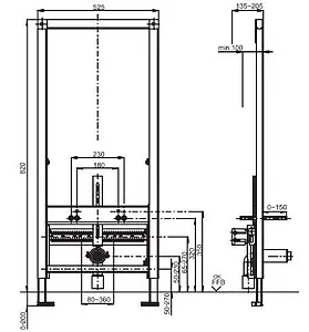 Инсталляция для биде Sanit INEO 90.663.00..T000 Инсталляция для биде Sanit INEO 90.663.00..T000, 2
