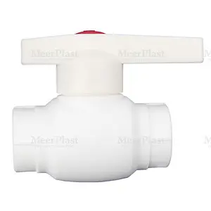 Кран шаровый для пп трубы 25мм x 25мм Meerplast 16.01.ШК25, 1