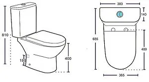 Чаша унитаза Aquanet Ray-C белый Ray-C Чаша унитаза Aquanet Ray-C белый Ray-C, 2