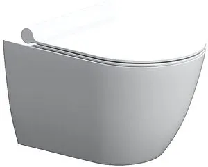 Унитаз подвесной безободковый Damixa Scandinavian Pure белый DX36C1701SC Унитаз подвесной безободковый Damixa Scandinavian Pure белый DX36C1701SC, 3