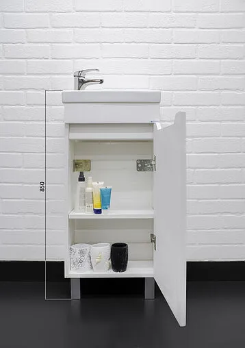 Тумба-умывальник напольная Айсберг Мечта 40 белый DM2307T+4607152362107