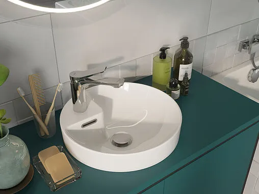 Смеситель для раковины Cersanit Odra хром 63050 Смеситель для раковины Cersanit Odra хром 63050