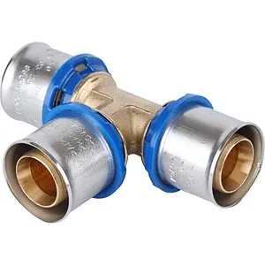 Тройник пресс соединительный 26мм x 26мм x 26мм APE ARL2200333 Тройник пресс соединительный 26мм x 26мм x 26мм APE ARL2200333, 1