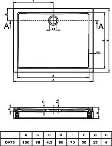 Поддон для душа Riho Davos 273 D002013005 Поддон для душа Riho Davos 273 D002013005, 2