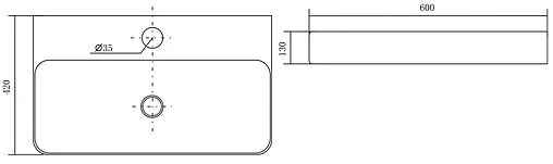 Раковина Aquatek 60 белый AQ3241-00