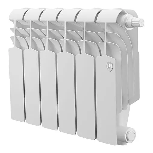 Радиатор биметаллический 6 секций нижнее правое подключение Royal Thermo Vittoria Super 300 VDR80 Bianco Traffico RTVSVDR8030006 Радиатор биметаллический 6 секций нижнее правое подключение Royal Thermo Vittoria Super 300 VDR80 Bianco Traffico RTVSVDR8030006