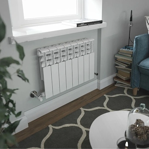 Радиатор алюминиевый 12 секций Konner LUX 350/80 6128652