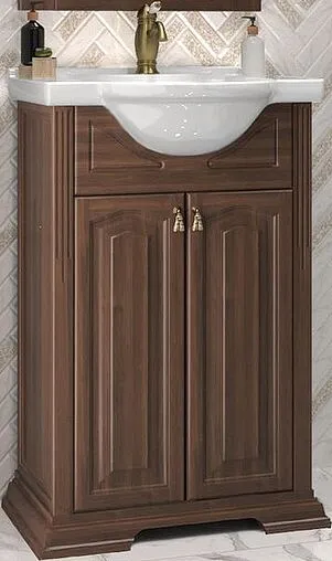 Тумба-умывальник напольная Opadiris Риспекто 55 орех антикварный 00-00005752+4620008199344