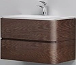 Тумба-умывальник подвесная Am.Pm Sensation 80 табачный дуб M30FHX0802TF+M30WPC0801WG