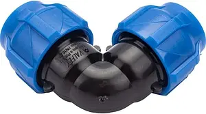 Уголок компрессионный соединительный 63мм x 63мм Valfex 121001216363 Уголок компрессионный соединительный 63мм x 63мм Valfex 121001216363, 2