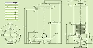 Буферная емкость Drazice NAD 500 v4 121380395, 2