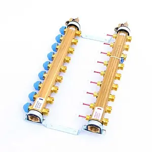 Группа коллекторная с расходомерами 9 отводов 1"в/в x ¾"ек Watts HKV/T 10004203 Группа коллекторная с расходомерами 9 отводов 1"в/в x ¾"ек Watts HKV/T 10004203, 3