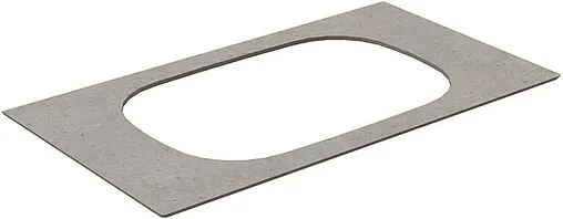 Столешница Kerama Marazzi Magica 90 серый матовый MA.2.0.SG519920R\90