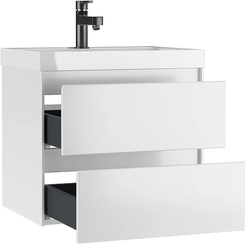 Тумба-умывальник подвесная Домино Verona 60 белый DV2504T+4670142930044