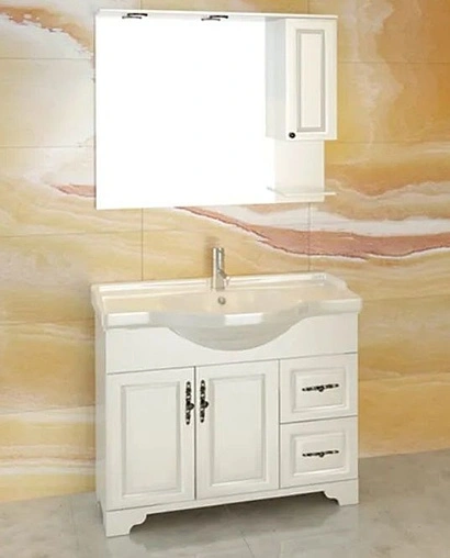 Шкаф-зеркало Comforty Севилья 100 R cлоновая кость 00003132628CF