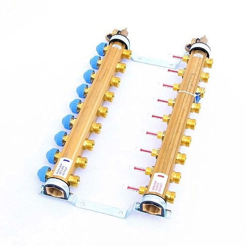 Группа коллекторная с расходомерами 9 отводов 1&quot;в/в x ¾&quot;ек Watts HKV/T 10004203