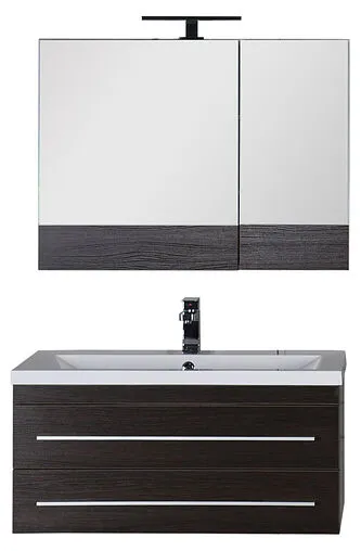 Шкаф-зеркало Aquanet Нота 90 L венге 00159110 Шкаф-зеркало Aquanet Нота 90 L венге 00159110