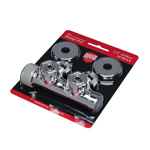 Узел нижнего подключения радиатора терморегулирующий угловой правый 15x1.0 x ¾"ек (½"н) Royal Thermo Design Pro хром RANPU11215CH Узел нижнего подключения радиатора терморегулирующий угловой правый 15x1.0 x ¾"ек (½"н) Royal Thermo Design Pro хром RANPU11215CH