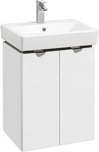 Тумба-умывальник подвесная Aquaton Скай PRO 55 белый глянец 1A2381K1SY010 Тумба-умывальник подвесная Aquaton Скай PRO 55 белый глянец 1A2381K1SY010, 1