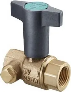 Кран шаровый 1"в x 1"в Oventrop Optibal 4208808, 1