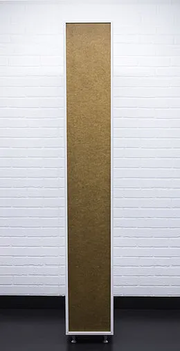 Шкаф-пенал напольный Айсберг Волна 30 L белый DA1005P