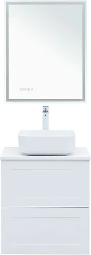 Тумба под умывальник подвесная Aquanet Терра 60 белый матовый 00313232