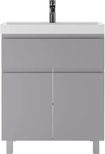 Тумба под умывальник напольная Домино Graffo 70 светло-серый DGr2414T