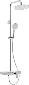 Душевая система со смесителем для ванны IDDIS Shelfy хром SHESB3Fi06, 1