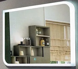 Зеркало с подсветкой Continent Fantasy Led 80 белый ЗЛП37 Зеркало с подсветкой Continent Fantasy Led 80 белый ЗЛП37, 4