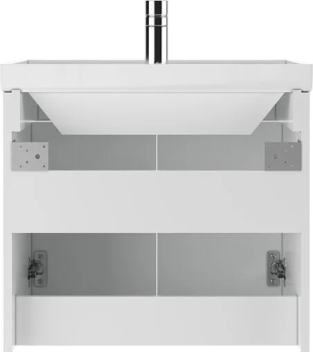 Тумба под умывальник подвесной Домино Optima 60 белый глянец DO1909T
