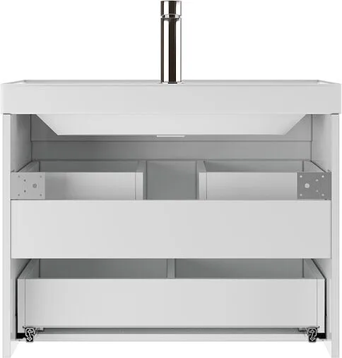 Тумба под умывальник подвесной Домино Graffo 70 белый DGr2115T