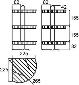 Полка Milardo Shelf хром 110WC30M44 Полка Milardo Shelf хром 110WC30M44, 2