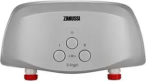 Водонагреватель проточный электрический Zanussi 3-logic SE 3.5 T (кран) серебристый Водонагреватель проточный электрический Zanussi 3-logic SE 3.5 T (кран) серебристый, 3