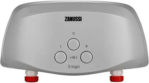 Водонагреватель проточный электрический Zanussi 3-logic SE 3.5 T (кран) серебристый