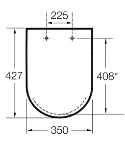 Крышка-сиденье для унитаза Roca Gap Clean Rim белый 801730004, 2
