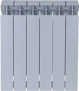 Радиатор биметаллический 6 секций Global Style Plus 500 серый Радиатор биметаллический 6 секций Global Style Plus 500 серый, 2