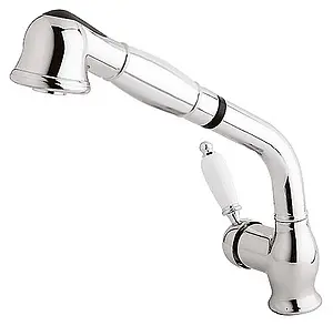 Смеситель для кухни с выдвижным изливом Cezares Elite хром ELITE-LLDM-01-Bi, 1