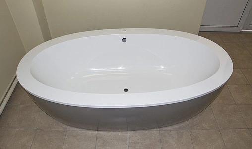 Ванна отдельностоящая из искусственного камня Esse Corsica 202.7x109.5 белый ECOR2027