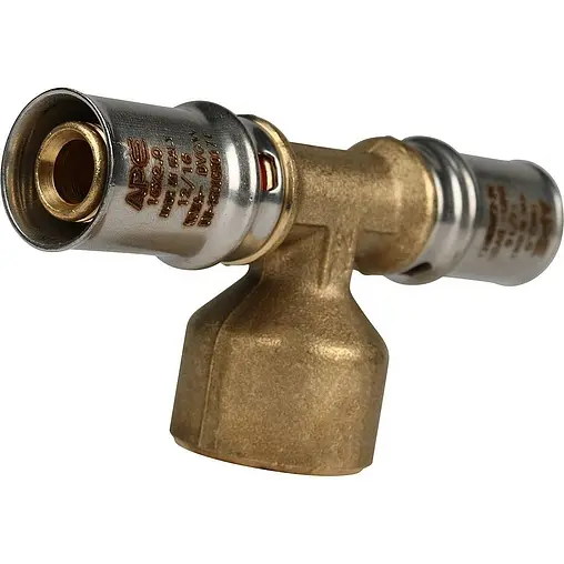 Тройник пресс переходной 16мм x ½"в x 16мм APE AP132 16x12x16