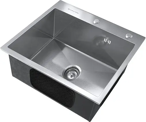 Мойка кухонная Ulgran Steel 50 брашированная сталь