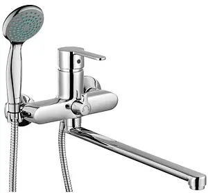 Смеситель для ванны с длинным изливом Gross Aqua Moderna хром 7213278C-35L(F) Смеситель для ванны с длинным изливом Gross Aqua Moderna хром 7213278C-35L(F), 1