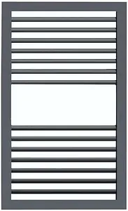 Полотенцесушитель водяной лесенка Lazzarini Asti 823х500 антрацит матовый 384843, 1