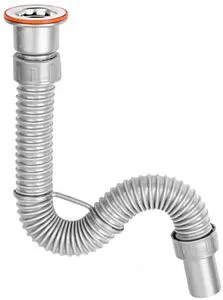 Сифон гофрированный для раковины Pestan BETTOSERB серый 125313 Сифон гофрированный для раковины Pestan BETTOSERB серый 125313, 3