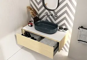 Раковина ISVEA Infinity 55 антрацит 10NF65055-2C Раковина ISVEA Infinity 55 антрацит 10NF65055-2C, 5