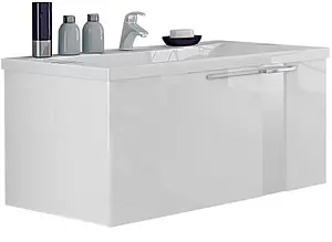 Тумба-умывальник подвесная Aquaton Марко 80 белый 1A1810K0MO010, 1