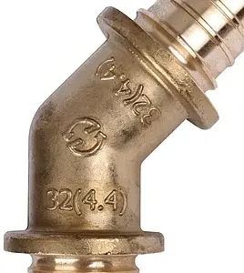 Уголок аксиальный соединительный 32мм Stout SFA-0031-000032 Уголок аксиальный соединительный 32мм Stout SFA-0031-000032, 4